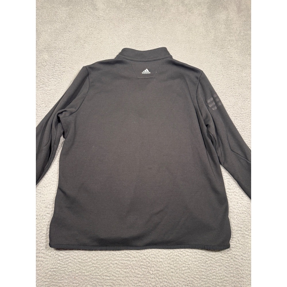 Adidas Golf Quarter Zip Pullover Fleece Lined Men's XL Black Performance